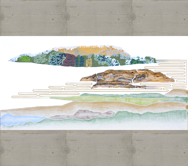 Conjunction Landscape. 2010 40 x 80cm