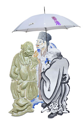 Regenschirme in Hong Kong und die 3 Essigkoster